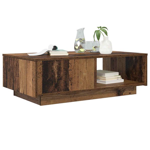 vidaXL Mesa de Caf&eacute; Madera vieja 95 x 55 x 31 cm Madera de ingenier&iacute;a