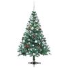 vidaXL &Aacute;rbol de Navidad artificial Verde 150 cm PVC y acero