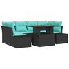 vidaXL Conjunto de Comedor de Jard&iacute;n 7 uds. 6-N&uacute;mero de plazas