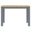 vidaXL Mesa de comedor Panama madera maciza de pino gris 112x60x75 cm