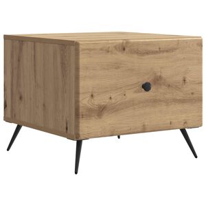 vidaXL Mesa de Caf&eacute; Roble artisan 49 x 50 x 40 cm Madera de Ingenier&iacute;a