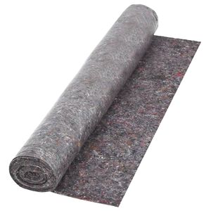 vidaXL Fieltro antideslizante protector color gris 50 m 180 g/m&sup2;