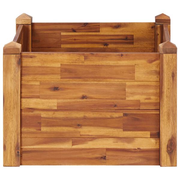 vidaXL Arriate de madera maciza de acacia 60x60x44 cm