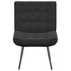 vidaXL Sill&oacute;n de relax terciopelo negro 64x74x84 cm