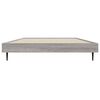 vidaXL Estructura de cama madera de ingenier&iacute;a gris Sonoma 100x200 cm