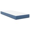 vidaXL Colch&oacute;n de Cama con colch&oacute;n Azul 90 x 200 cm tela