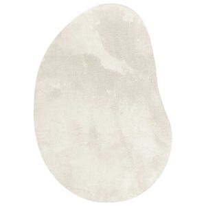 vidaXL Alfombra HUARTE Crema 100 x 200 cm Poli&eacute;ster