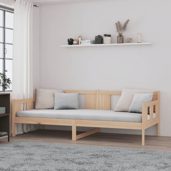 vidaXL Sof&aacute; cama madera maciza de pino 80x200 cm