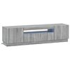 vidaXL Mueble de TV LED Sonoma gris Madera de ingenier&iacute;a