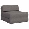 vidaXL Sof&aacute; Cama Plegable Gris Claro 60 x 70 x 41 cm Tela