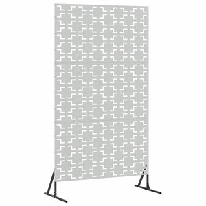 vidaXL Pantalla de Privacidad 100 x 50 x 180 cm Acero Galvanizado