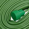 vidaXL Manguera de riego 3 tubos PVC verde 7,5 m