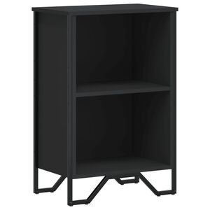 vidaXL Estanter&iacute;a madera de ingenier&iacute;a negro 50x31x74,5 cm