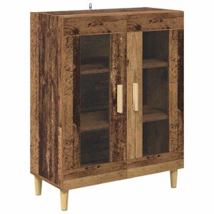 vidaXL Vitrina Madera Vieja 69,5 x 34 x 90 cm Madera de ingenier&iacute;a