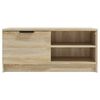 vidaXL Mueble para TV 2 pzas madera contrachapada roble 80x35x36,5 cm