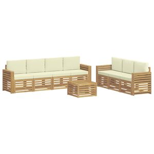 vidaXL Juegos de sof&aacute;s Madera de Acacia S&oacute;lida