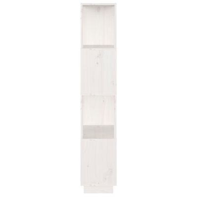 vidaXL Estantería/divisor de espacios madera pino blanco 51x25x132 cm