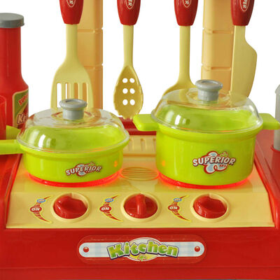 vidaXL Cocinita de juguete para niños con efectos de luz y sonido