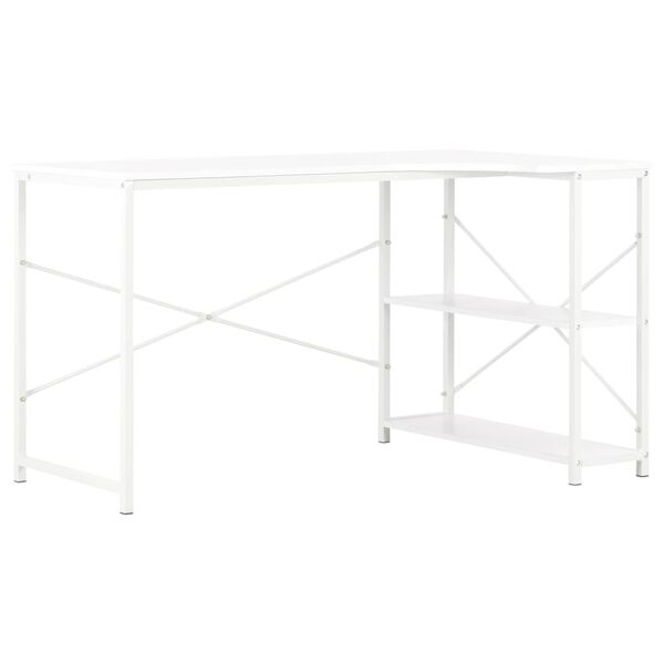 vidaXL Escritorio para ordenador blanco 120x72x70 cm