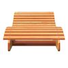 vidaXL Tumbonas madera maciza de pino marr&oacute;n 2 uds 205x60x31,5 cm