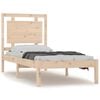 vidaXL Estructura de cama de madera maciza 100x200 cm