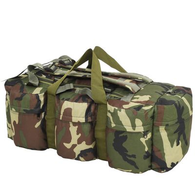 vidaXL Bolso de lona estilo militar 90 | vidaXL.es