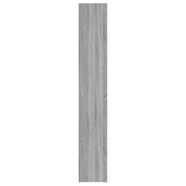 vidaXL Estanter&iacute;a de madera contrachapada gris Sonoma 40x30x189 cm