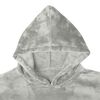 vidaXL Sudadera manta Gris m Franela