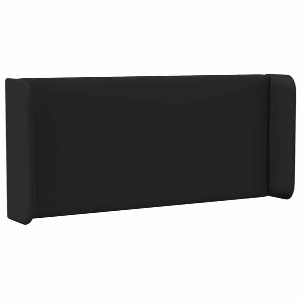 vidaXL Oreja de cabecero Negro 40,5 x 40,5 x 4 cm PVC