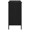 vidaXL Mueble de lavabo para ba&ntilde;o Roble Negro 80 x 30 x 60 cm