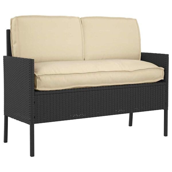 vidaXL Juego de cojines de paleta 3 pcs Beige 120 x 60 x 12 cm