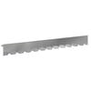 vidaXL Borde de C&eacute;sped 30 uds. 102 x 10 x 4 cm Acero Plateado