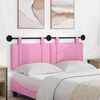 vidaXL Cabecera Colgante Montaje en la pared Rosa 150 x 55 x 5 cm tela