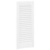 vidaXL Puerta de armario de lamas 2 uds blanco 61,5x29,5 cm