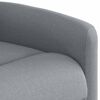 vidaXL Sill&oacute;n reclinable el&eacute;ctrico tela gris claro