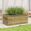 vidaXL Jardinera madera de pino impregnada 110x60x45,5 cm
