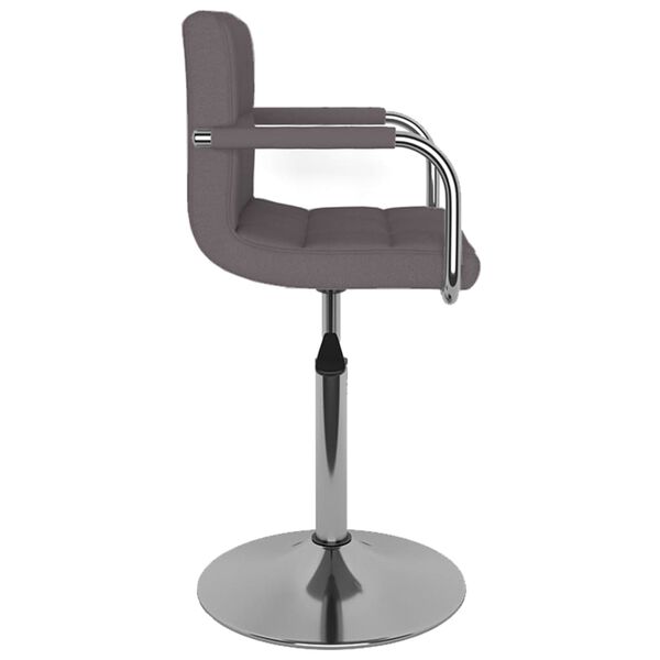 vidaXL Silla de comedor de tela gris taupé
