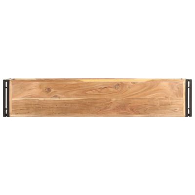 vidaXL Mueble de TV 150x30x40 cm madera maciza de acacia