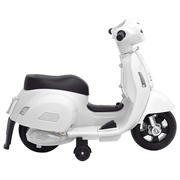 vidaXL Motocicleta el&eacute;ctrica de juguete Vespa GTS300 blanco