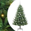vidaXL &Aacute;rbol de Navidad Artificial Pre-iluminado con Juego de Bolas