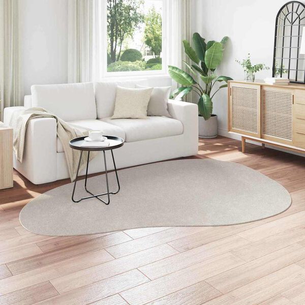 vidaXL Alfombras de &aacute;rea HUARTE Arena 160 x 230 cm Poli&eacute;ster