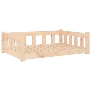 vidaXL Cama para perros madera maciza de pino 95,5x65,5x28 cm