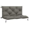 vidaXL Coj&iacute;n de Pallet de 1 Pieza VIANEN 100% Poli&eacute;ster Gris
