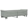 vidaXL Sofá cama nido terciopelo gris claro 80x200 cm