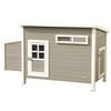 Kerbl Gallinero ECO Barney pl&aacute;stico gris y blanco 137x73x83 cm