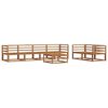 vidaXL Conjunto de sof&aacute;s de exterior 7 pcs Natural