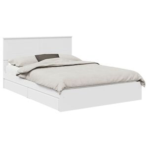 vidaXL Cama con almacenamiento 140 x 190 cm Madera de ingenier&iacute;a