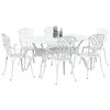 vidaXL Conjunto de Comedor de Jard&iacute;n 7 pcs Aluminio