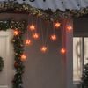 vidaXL L&aacute;mpara de Navidad 10 LEDs rojo 10 cm
