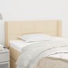 vidaXL Cabecero de tela color crema 83x16x78/88 cm